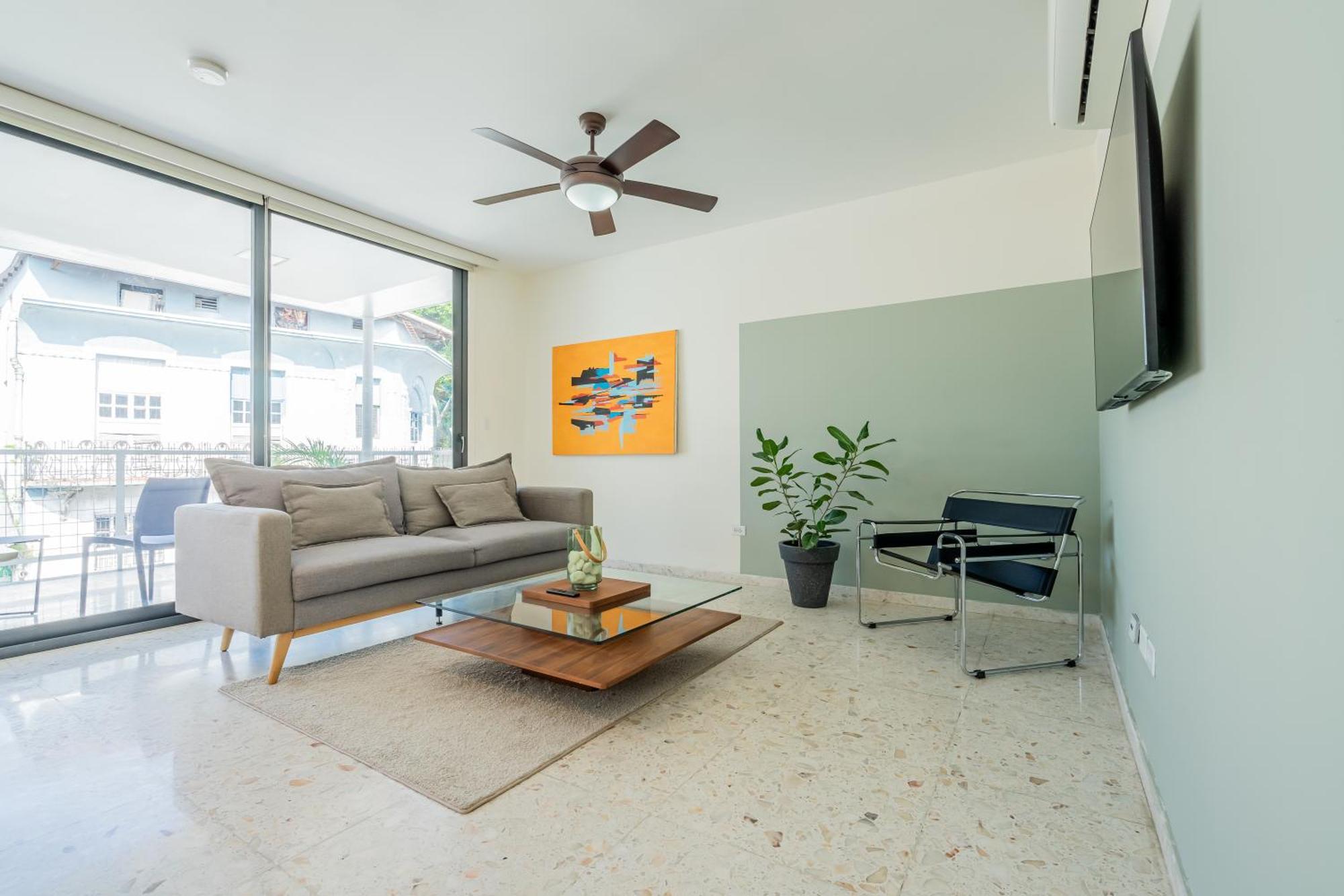 One-Bedroom Apartment with Terrace